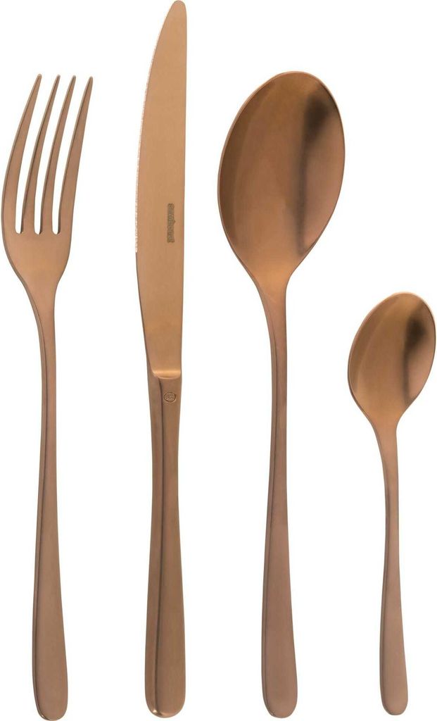 Sambonet Taste PVD Servizio 24pz Rame Antico Monoblocco Produktbild 