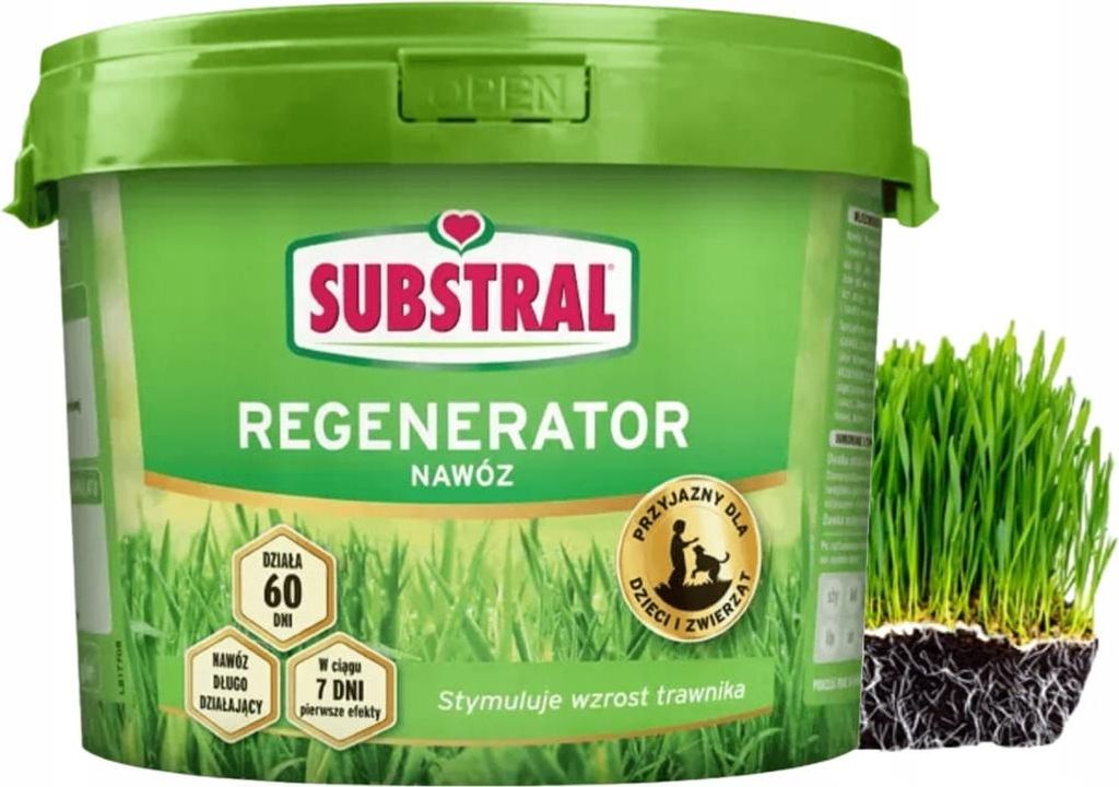 Langzeit-Rasendünger 5kg für dichten, grünen Rasen | Nährstoffreich und Kinderfreundlich