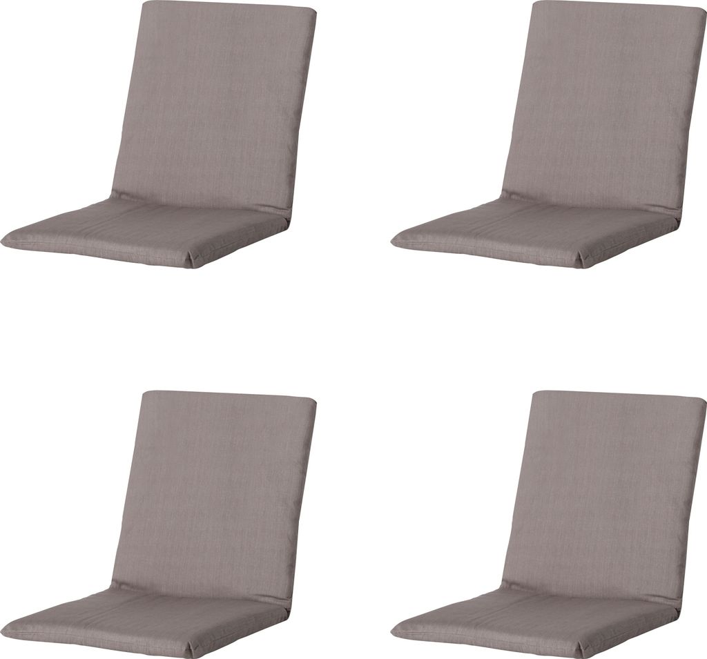 Madison – Stapelbares Stuhlkissen Basic – Taupe – 97 x 49 x Produktbild 