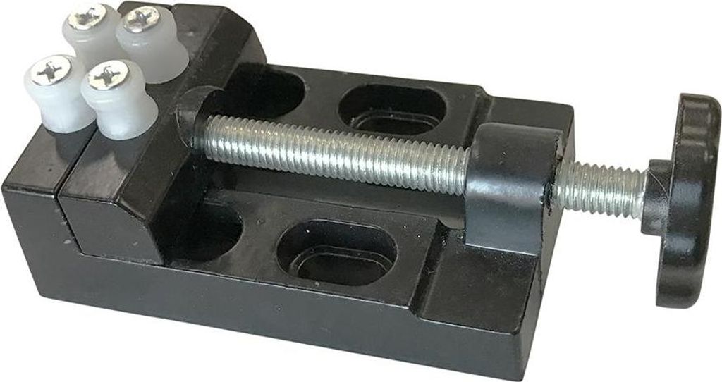 60 mm mini Aluminium Schraubstock mit Kunststoff Uhrmacher