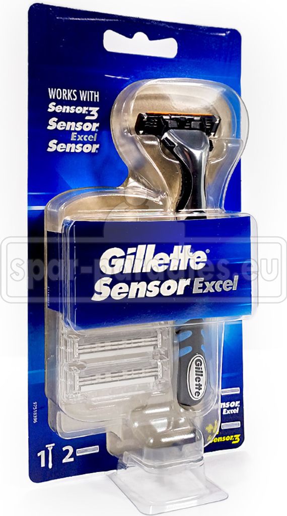 Maszynka do golenia Gillette Sensor Excel + 2 ostrza Zdjęcie produktu 5