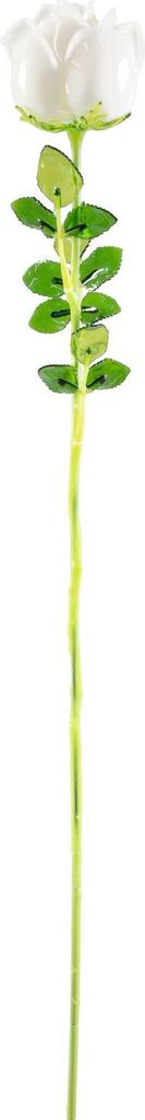 EUROPALMS Kristallrose, Kunstblume, weiß, 81cm 12x (82600208)