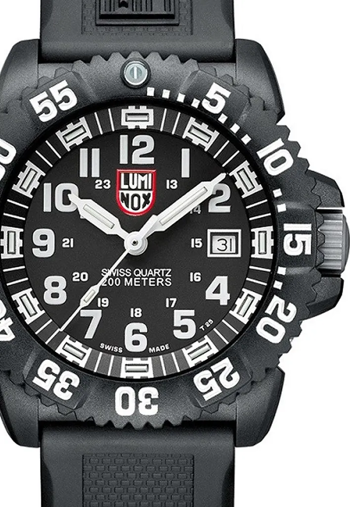 Montre de Plongée Militaire Luminox 3051 SEAL en Carbone Noir Tactique