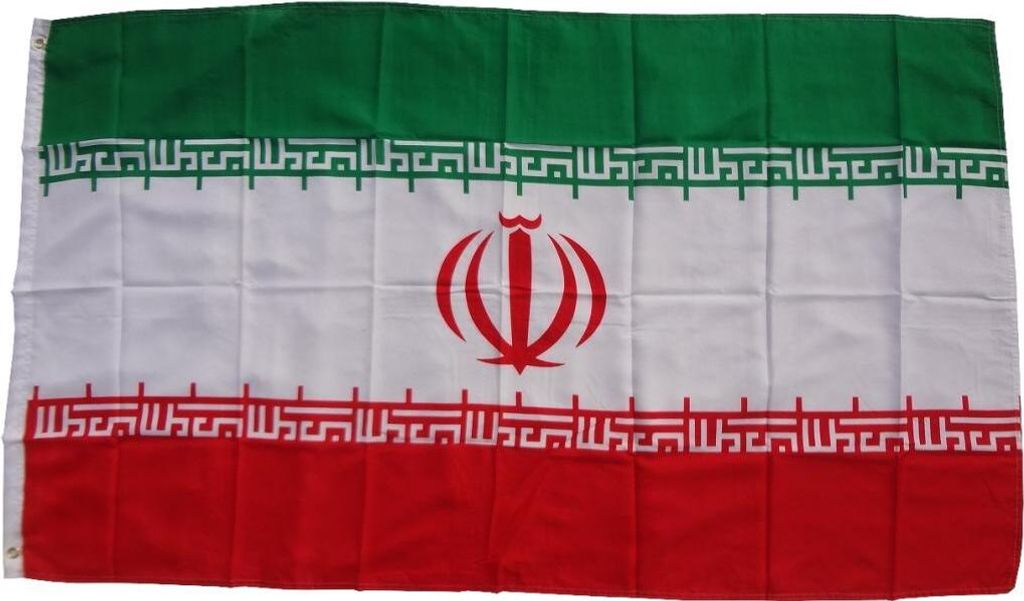Vlajka Irán 90 x 150 cm vlajka s 2 očkami 100g/m² tkanina Obrázok produktu 