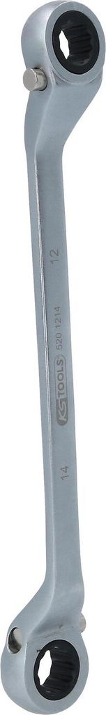 KS TOOLS 520.1214 Ratschenringschlüssel, umschaltbar, 12x14mm