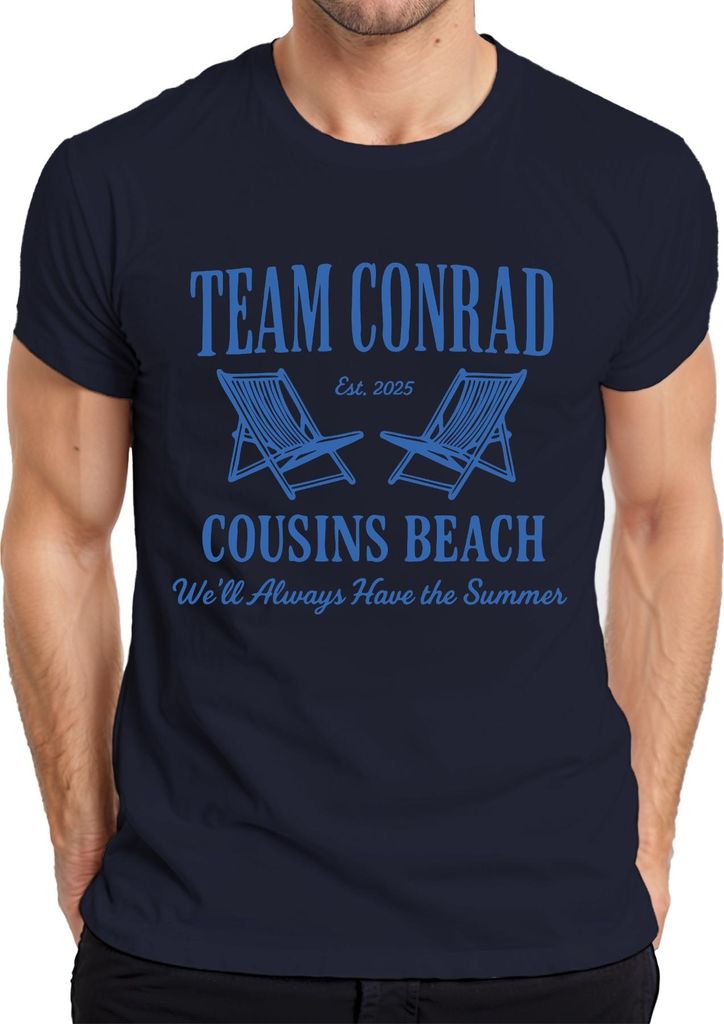 Team Conrad Cousins Beach We'll Always Have Summer I got pretty Herren T-Shirt, Navy, S