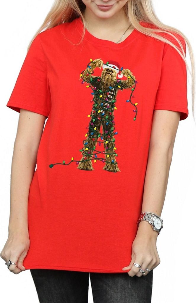Star Wars - T-Shirt für Damen BI44590 (3XL) (Rot) Produktbild 