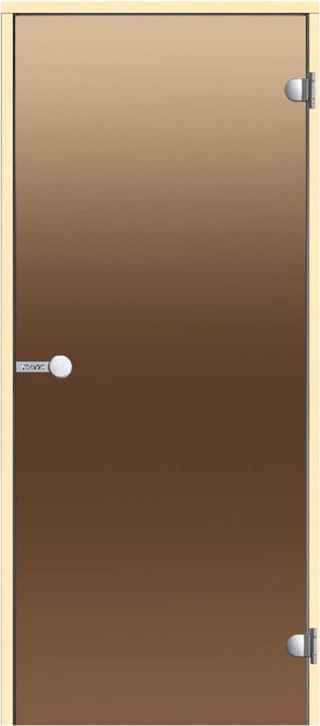Saunatür Harvia Frame – Espe / Bronze Glas / 70 x 190 Produktbild 