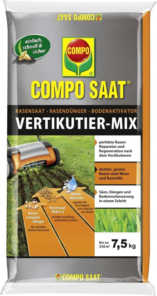 COMPO SAAT® Vertikutier-Mix für bis zu 250 m² - 7,5 kg Produktbild 