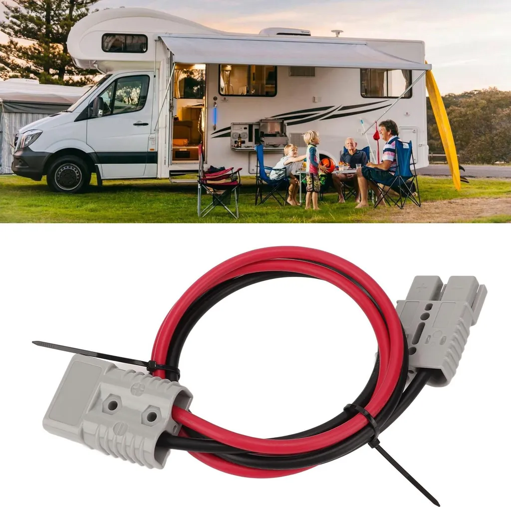 Câble Adaptateur Batterie 6AWG 175A 600V de 120cm pour Automobiles