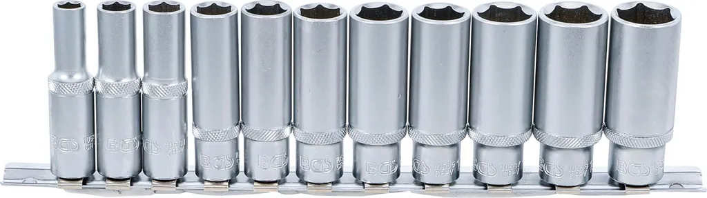 Coffret Douilles Profondes 3/8 pour Accès Difficile et Tiges Filetées - 5