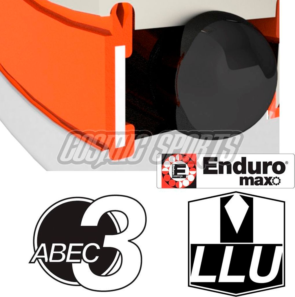 Enduro Bearings 6903 LLU ABEC 3 MAX Black Oxide Lager, 17x30x7