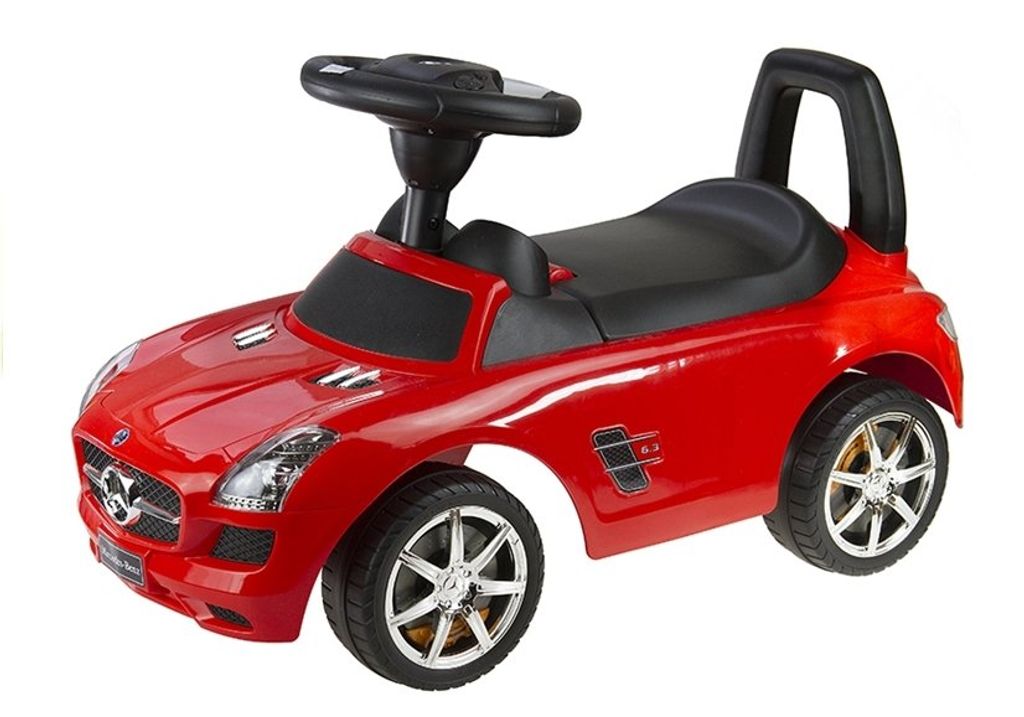 Rutschauto Kinderauto MERCEDES BENZ SLS AMG Kinderfahrzeug Lizenziert rot ! 