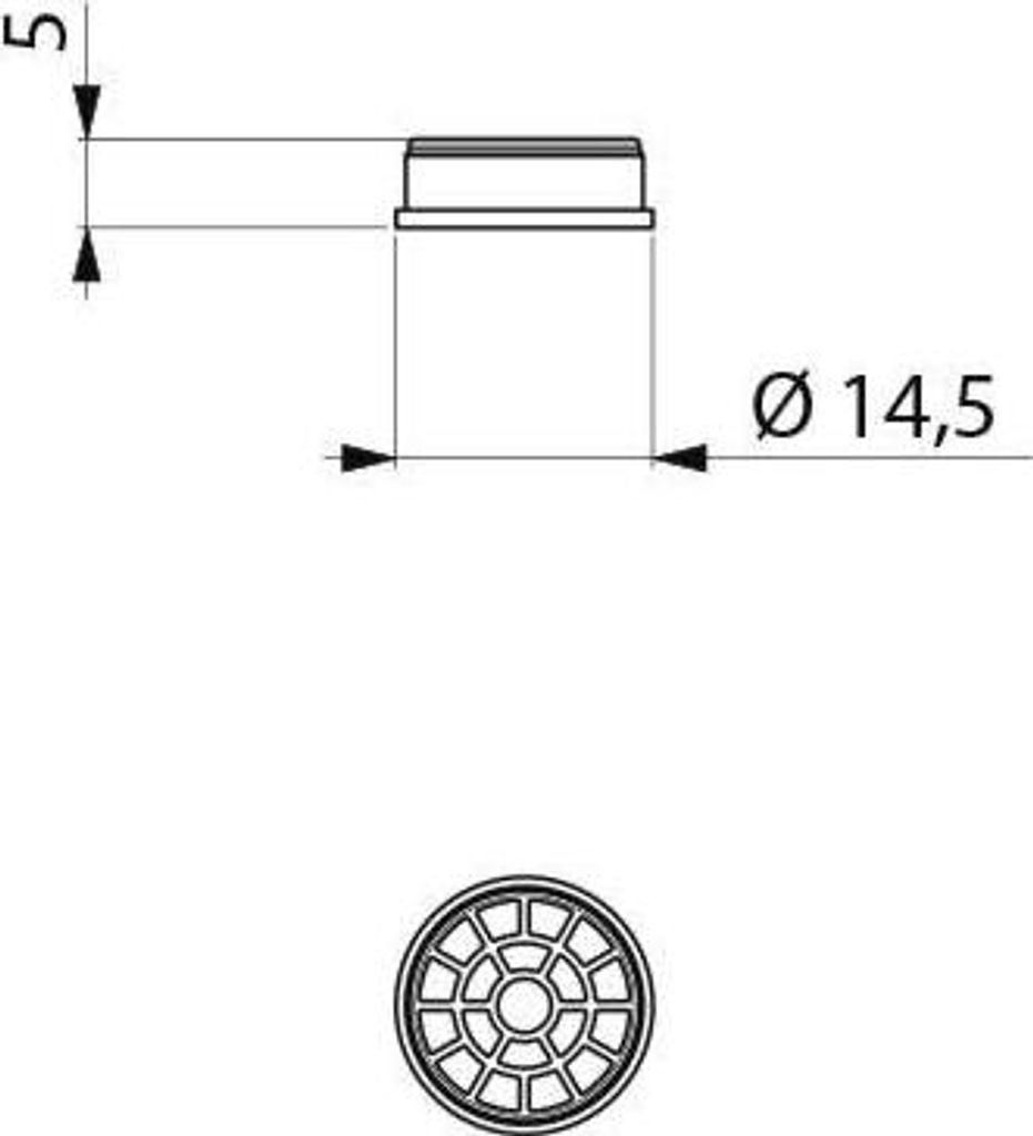 Delabie Strahlregler D13mm aus Hostaform® Produktbild 