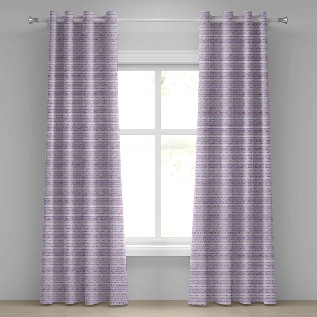 Tende Etniche ABAKUHAUS Viola e Lilla - Arredamento Boho-Chic 280x225