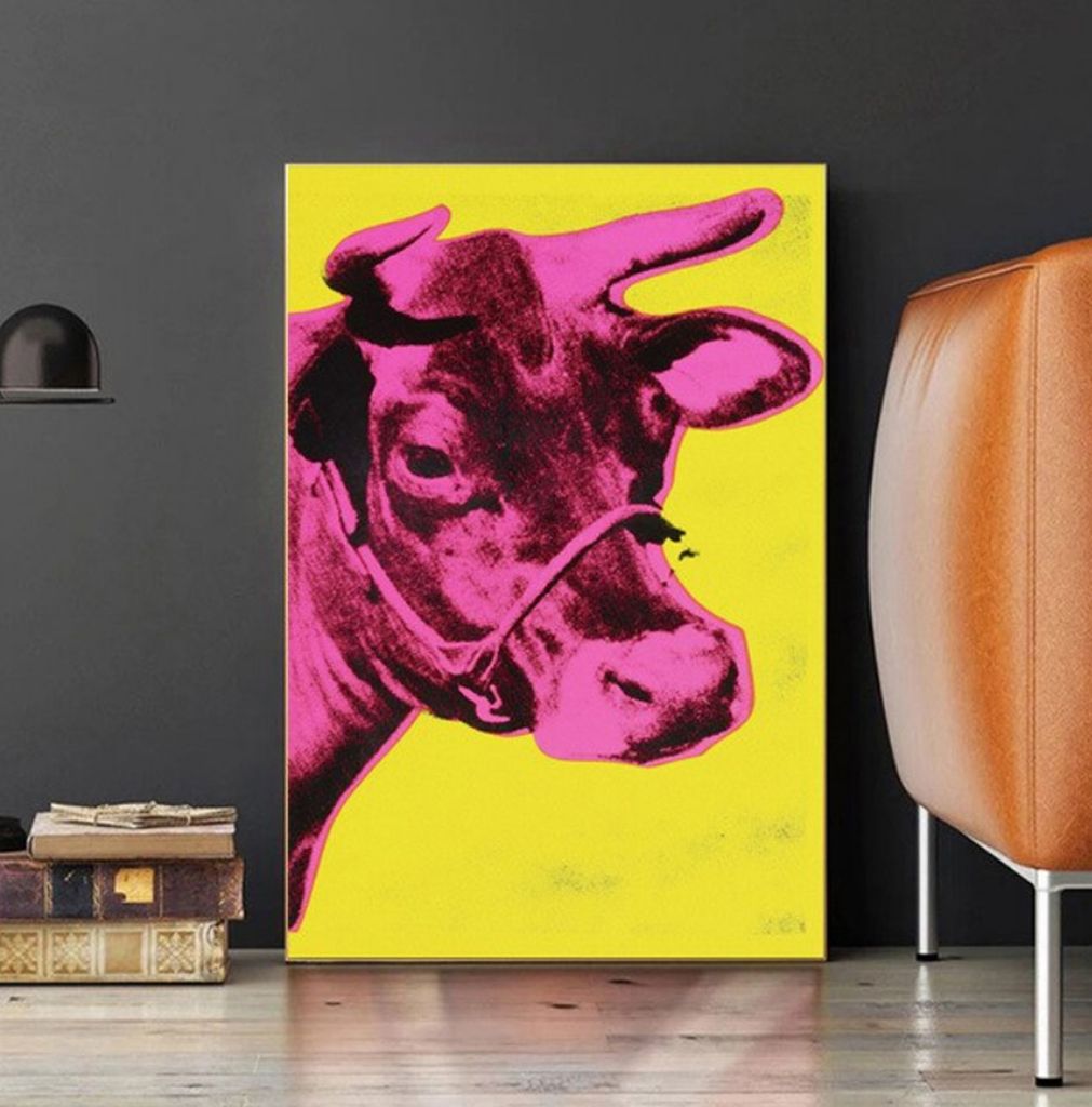 TPFLiving Kunstdruck LW-705 (OHNE RAHMEN) Poster - Leinwand - Wandbild - Hochauflösender Giclée-Druck, langlebig und hochwertig - Brauner Highlan...