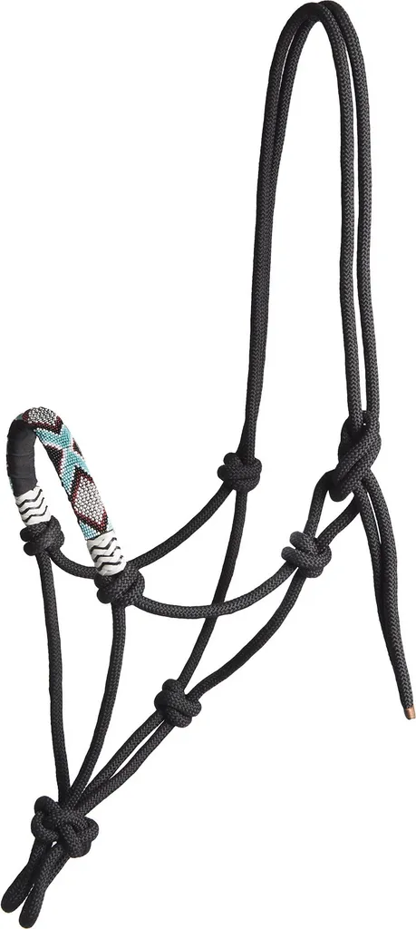 Licol Éthologique Décoré de Perles Argentées Waldhausen Taille Cheval