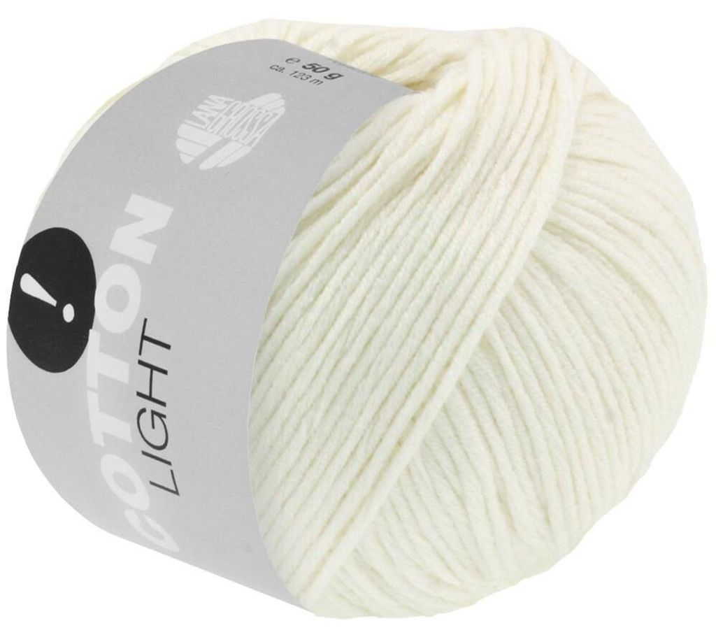 Lana Grossa - Baumwolle Light 0002 creme Produktbild 