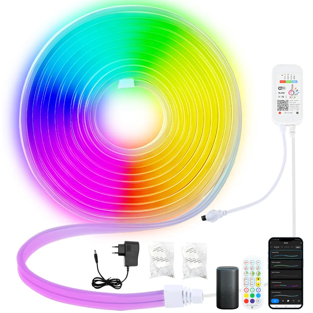 TolleTour LED Neon Esterni 3M RGBIC - Impermeabile IP65 Smart