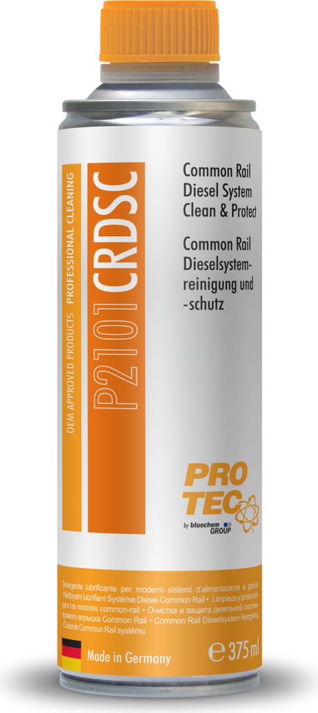 A product shot of a can of automotive cleaning fluid.
