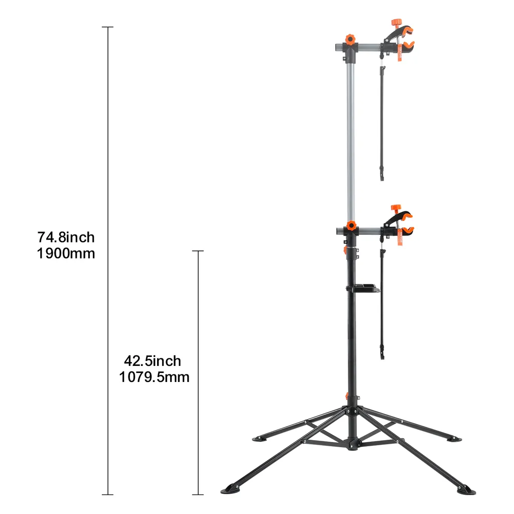 Pied d'atelier pour vélo pliable et support de montage robuste VEVOR - 8