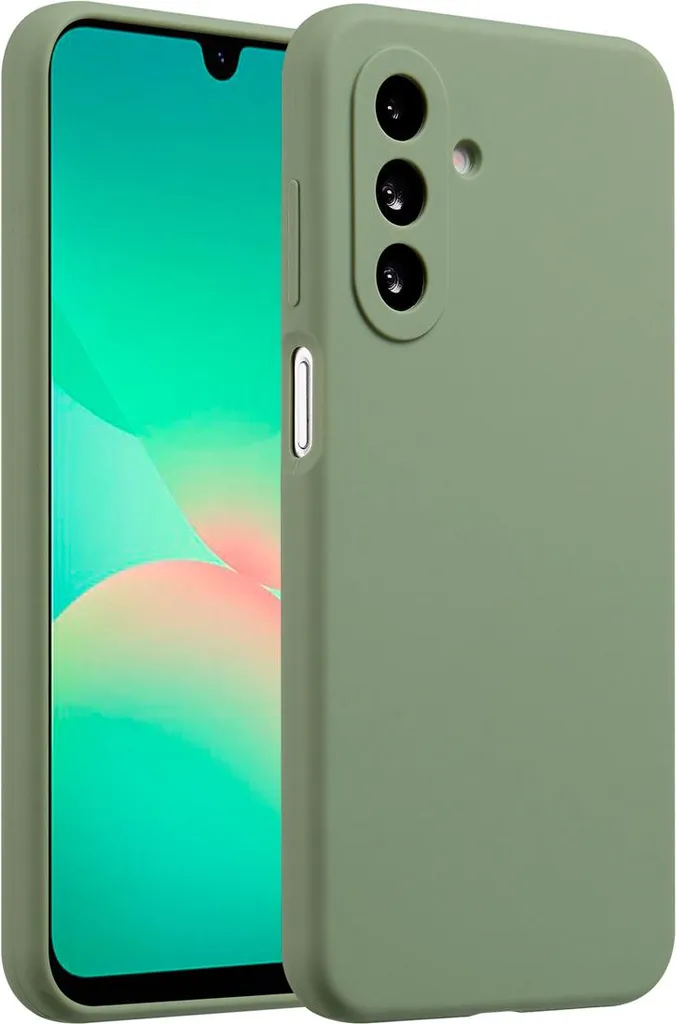 Custodia in silicone liquido Accezz per Samsung Galaxy A26 - Verde