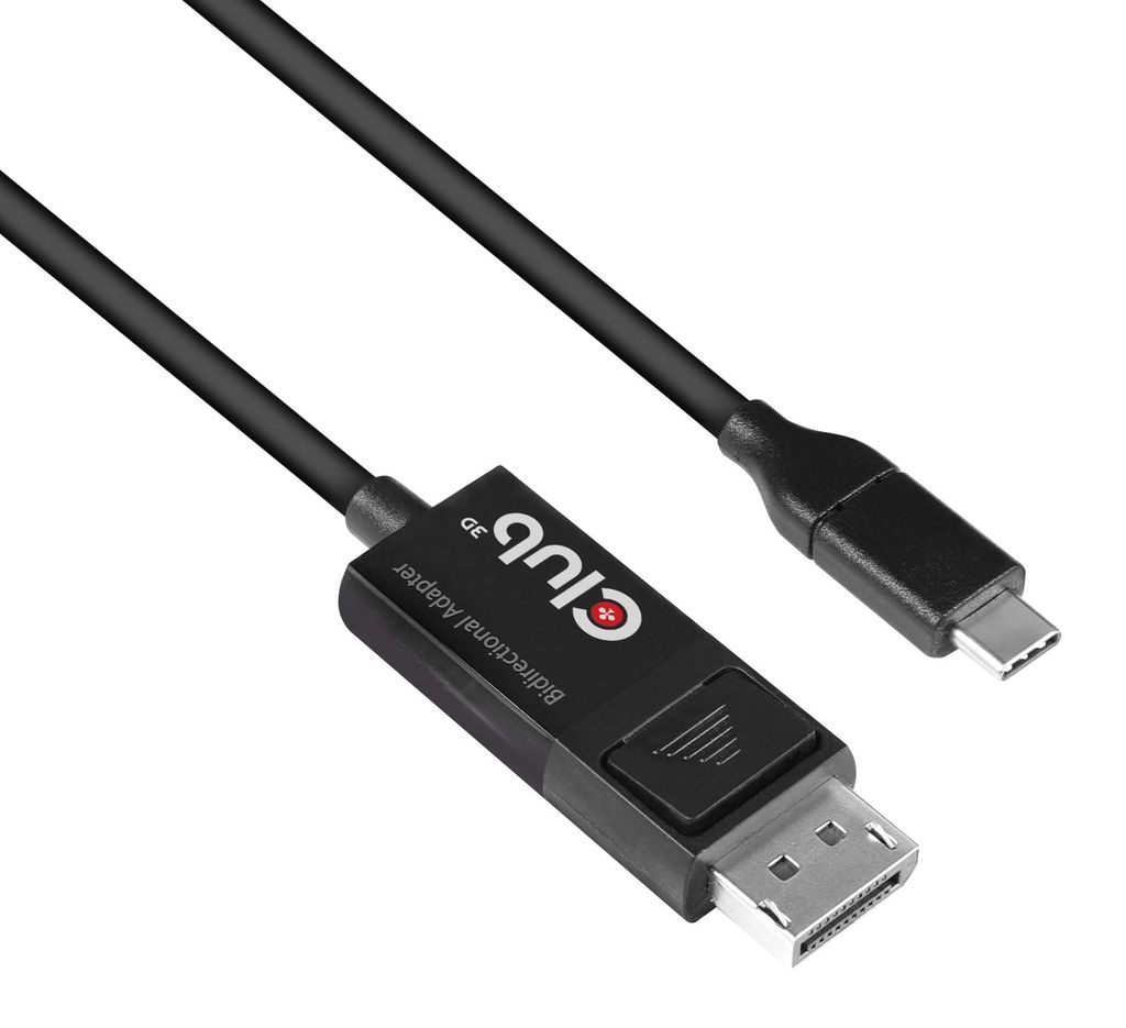 CLUB3D cac-1557 USB C Displayport 1.4 Noir Image du produit 