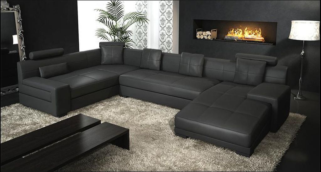 Wohnlandschaft Ecksofa Sofa Couch Polster Sitz Garnitur Sofas Couchen Sitz Neu