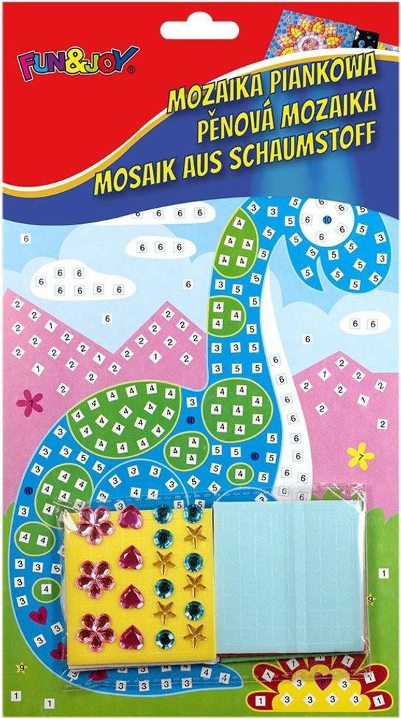 Schaumstoffmosaik Dinosaurier Spaß&Freude