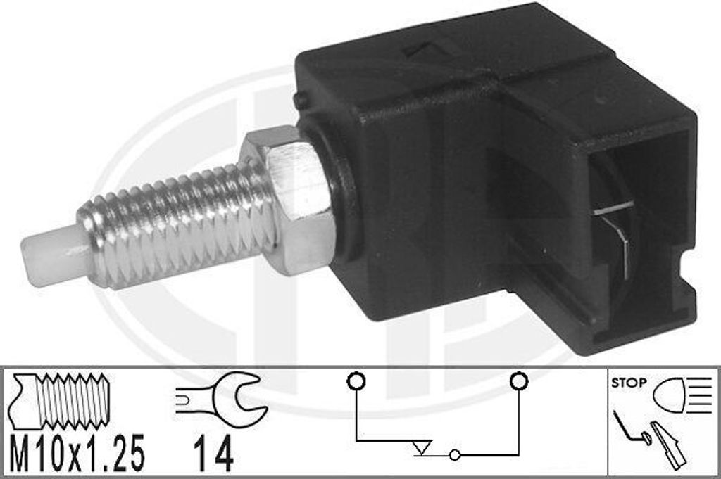 ERA Bremslichtschalter 330863 für HYUNDAI ix35 (LM, EL, ELH) mechanisch