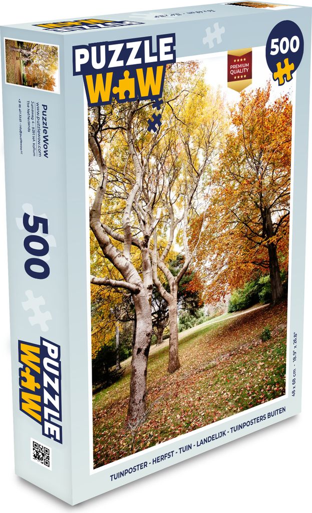 MuchoWow Puzzle 500 Teile Herbst - Bäume - Laub - Natur - Denken - Spiel - Toy