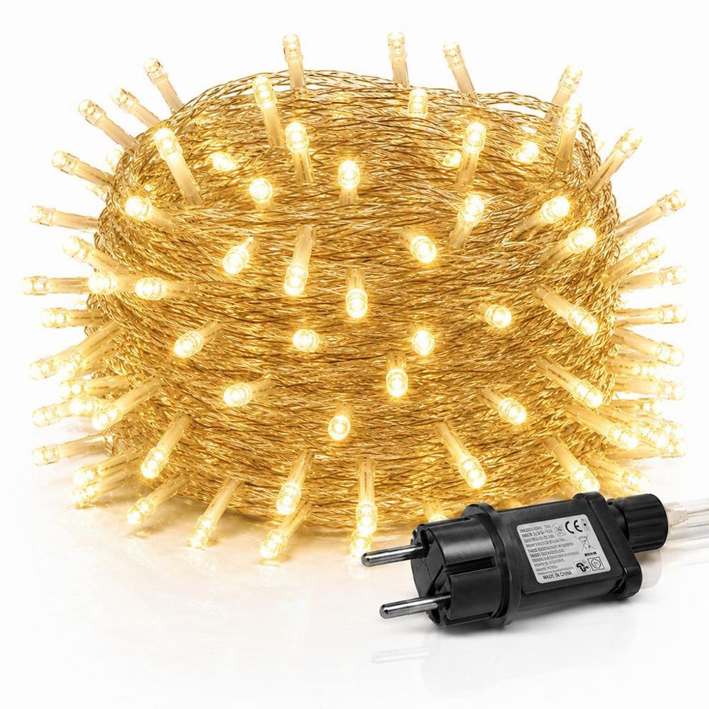 30M 300LEDs 8 Modi Lichterkette Strom, Timer, Merkfunktion, Produktbild 