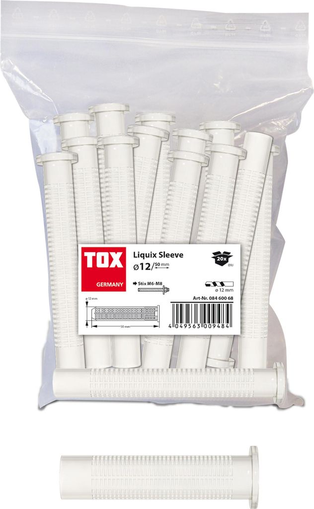 TOX Siebhülse Liquix Sleeve 16x130 mm / innen und außen