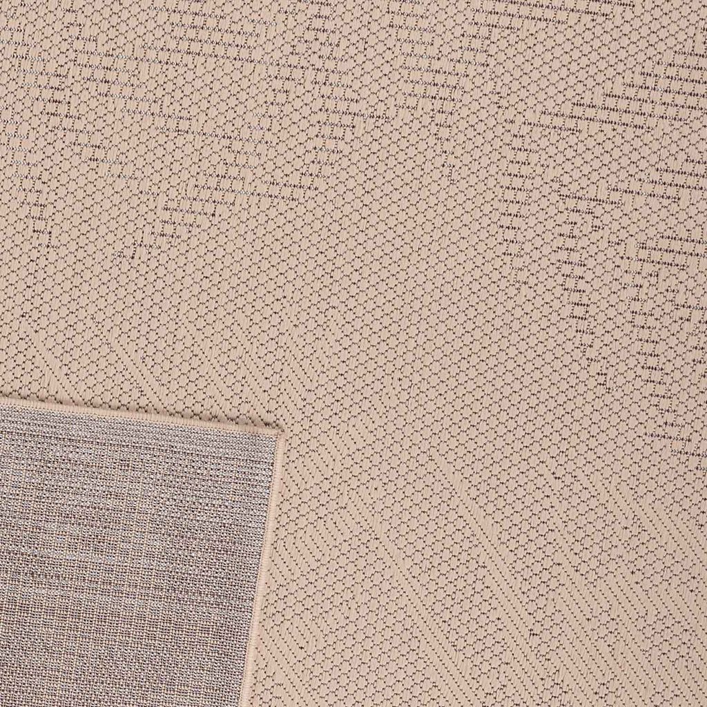 In- und Outdoor Teppich Küchen, Terrassen & Balkon Teppich In Beige, Maße:200x280 cm