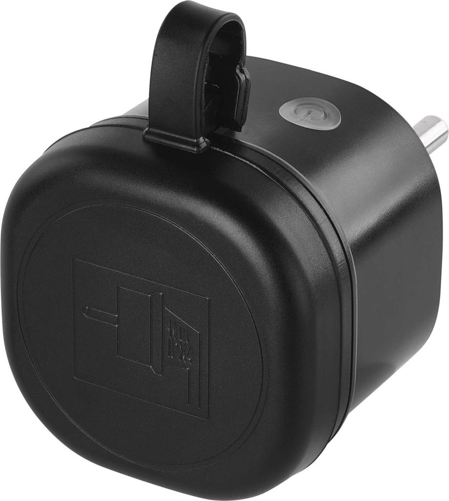 EMOS GoSmart Wifi čierna zásuvka s krytkou IP44 P5552 Obrázok produktu 6