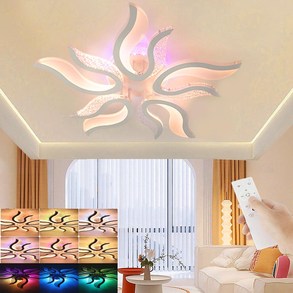 54W LED Deckenleuchte mit RGB Farbwechsel Lamp, Dimmbar mit Produktbild 