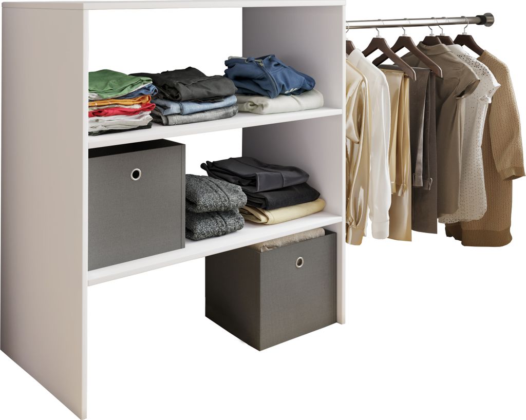 Armoire en bois | placard ouvert | garde-robe de plain-pied Image du produit 