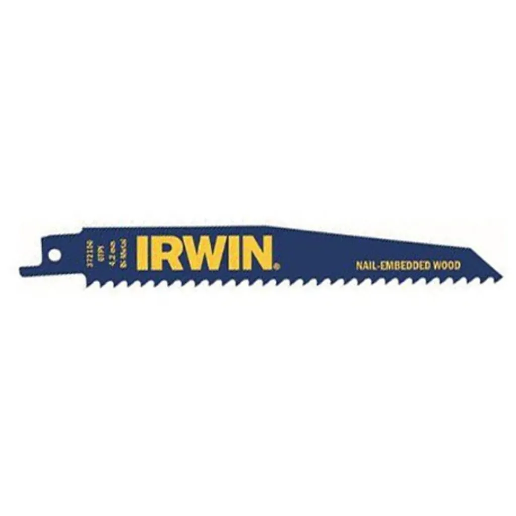 Lame de scie réciproque pour bois et clous 225mm IRWIN haute qualité