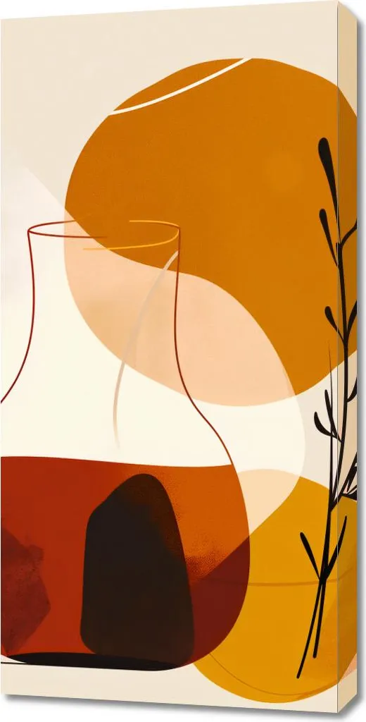 Saggio sui Colori Quadro 50x100 Panoramico - Design d'Interni Elite