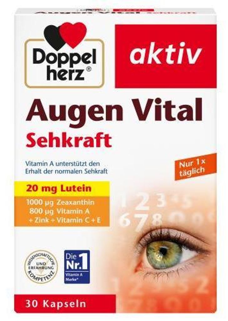 Doppelherz Augen Vital Sehkraft aktiv Capsules 30 St Image du produit 