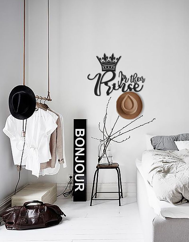 Design 3D Garderobe Kleiderhaken 35 x 25 cm Prince Prinz Deko Wanddeko Archtwain Studio Design Industrie Look MD-136