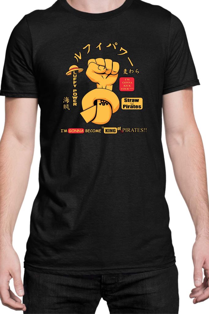 Herren T-Shirt Manga Japan Anime Comics Animation One Manga Piece Anime 0021, Man 3XL / Schwarz