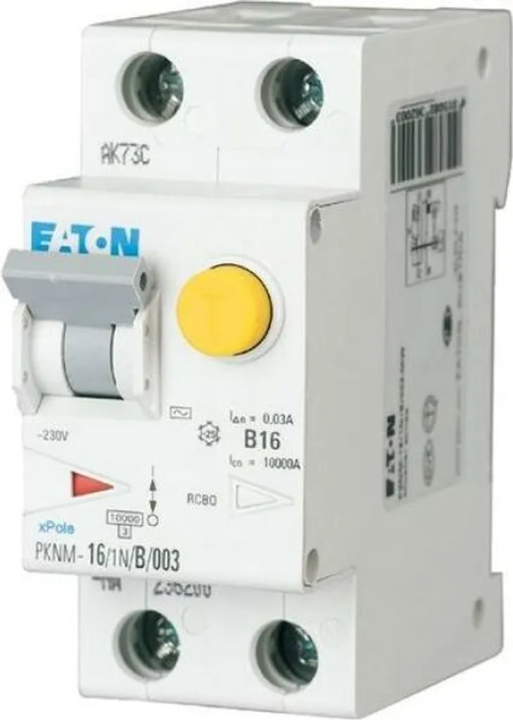 Disjoncteur différentiel 20A Eaton FI-LS PKNM Courbe C Protection 30mA