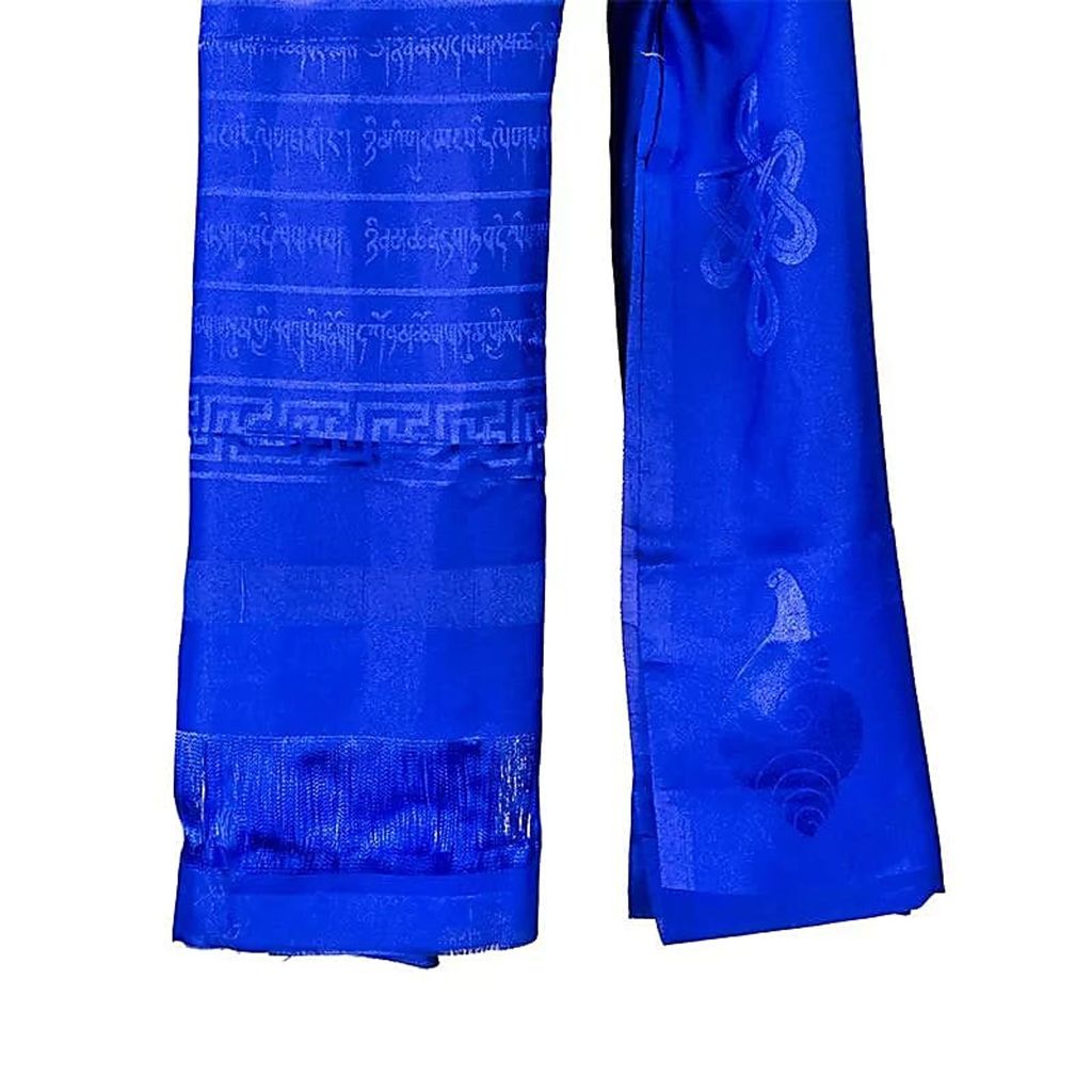 Tibetische Kathag Schal blau extragroß -- 240 cm online Produktbild 