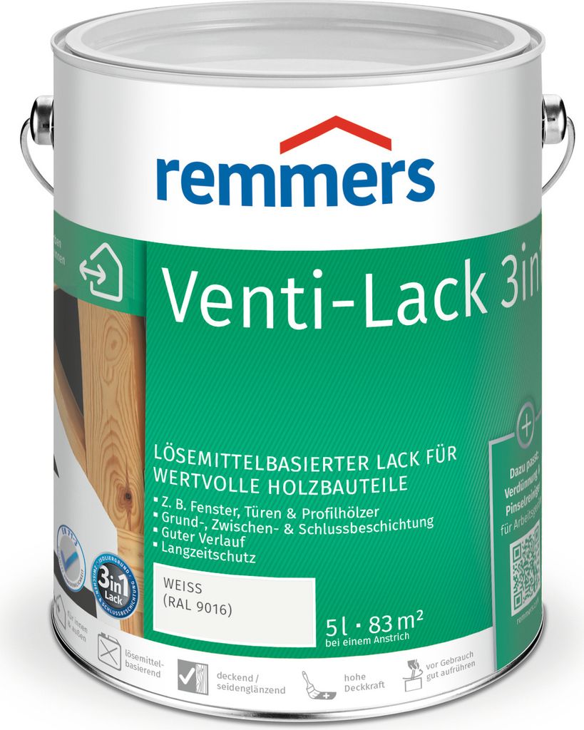 Remmers Venti Topcoat biely 5 l Obrázok produktu 