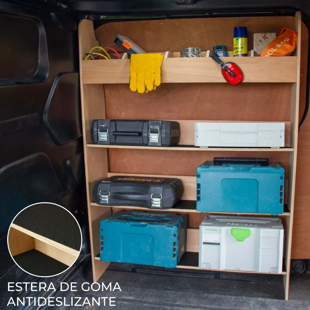 Étagère de véhicule robuste avec casiers pour caisse à outils Transit Custom - 2