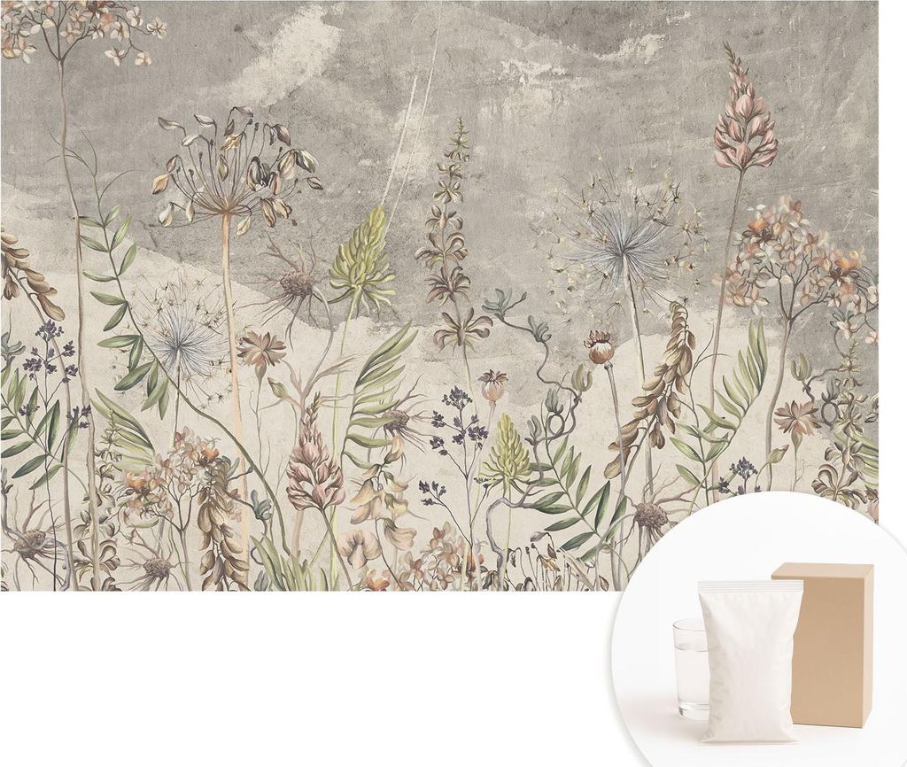Fototapete - Wandbilder für Wohnzimmer - 104x70 cm - Dekorative Wandfolie - Modernes Design für Wanddekoration - Tapeten für Innenräume - Wildp...