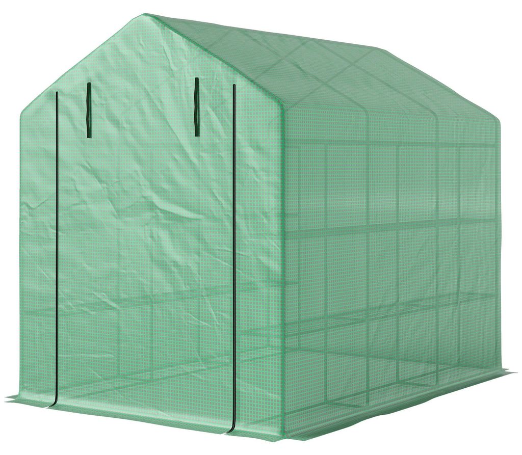 Outsunny folietunnel met planken, model 845-696 Productafbeelding 