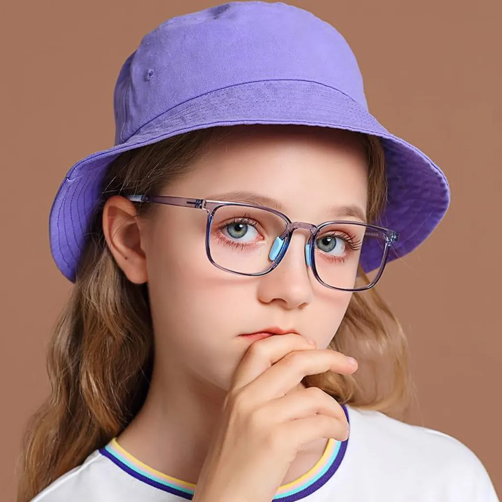 Occhiali da Vista Uomo Flessibili 983G Viola/Nero - Alta Qualità
