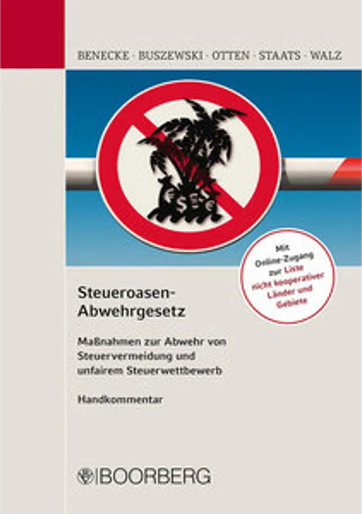 Livre Fiscalité : Steueroasen-Abwehrgesetz et Défense contre l'Évasion